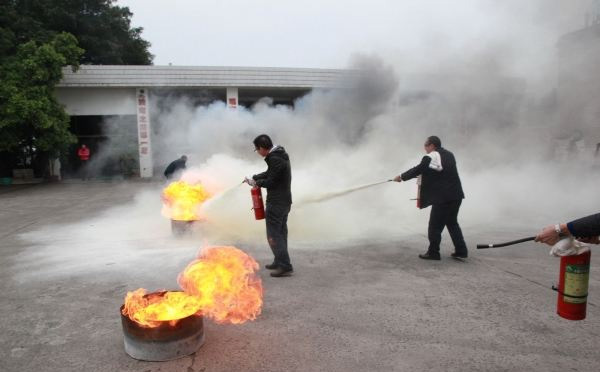 消防安全南宁应急演练现场